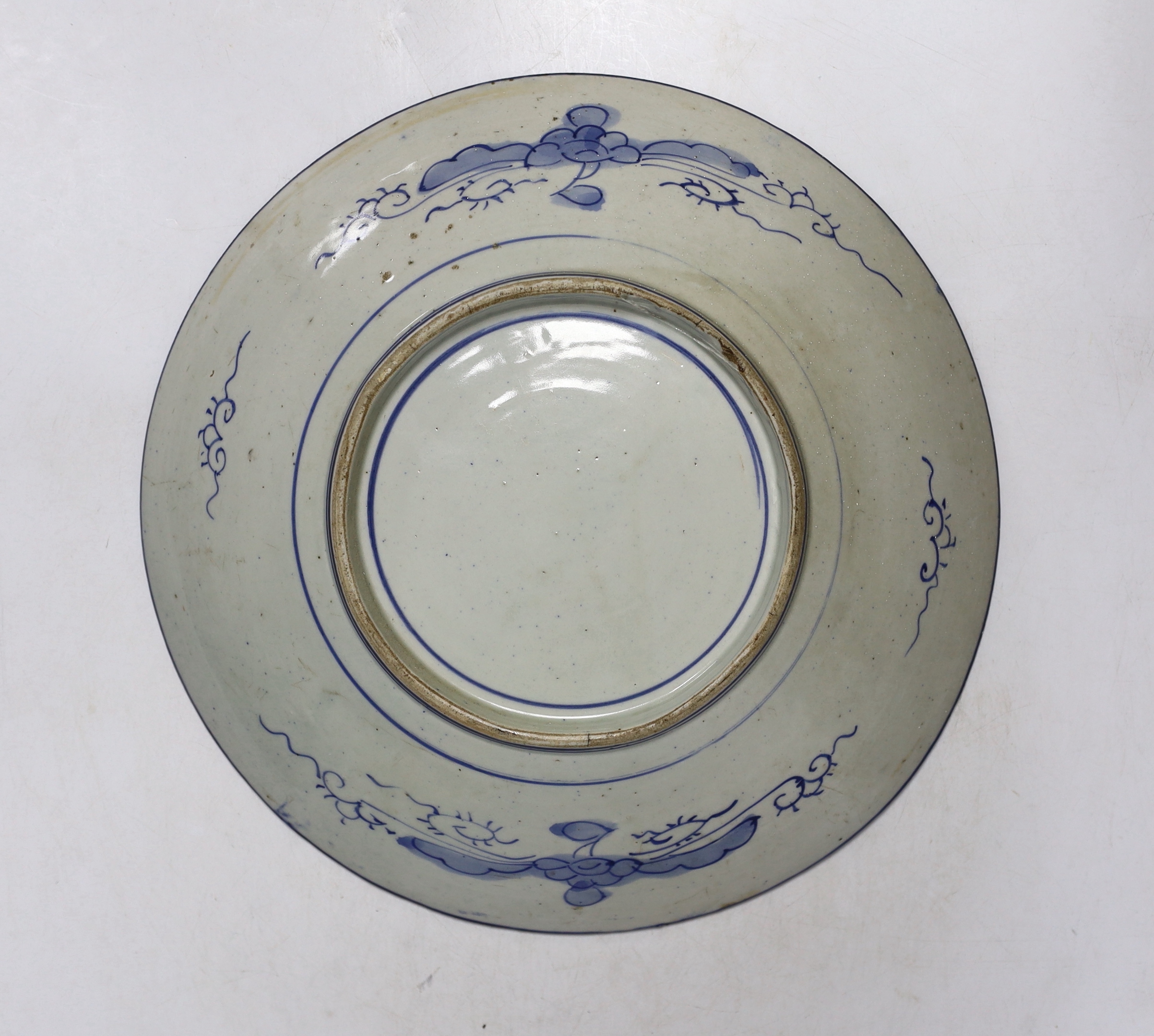 A 19th century Japanese ‘fish’ plate, 31cm